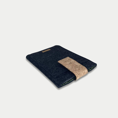 Deksel for PocketBook InkPad Lite | med magnetlås og ekstra rom | antrasitt - Striper | Modell "HAKA"