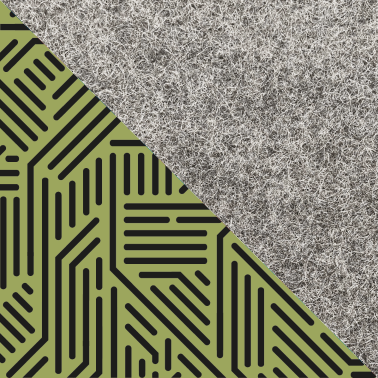 Mobildeksel med kortlomme for Fairphone 6 | lys grå - stripes | Modell "ZIP"