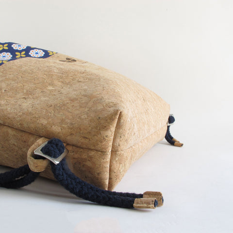 Gymbag, ryggsekk | laget av bomull og kork | Bloom