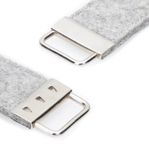 Filt nøkkelring | lys grå