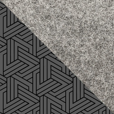 Skulderveske for Xiaomi Poco F5 | laget av filt og økologisk bomull | lys grå - spor | Modell KEDJA