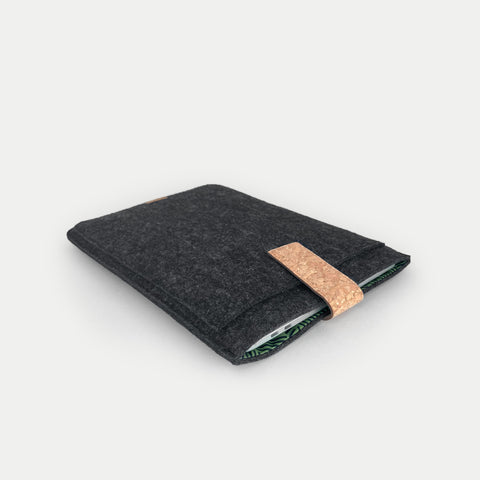 Etui for Acer Spin | med magnetlås og ekstra rom  | antrasitt - striper | Modell "HAKA"