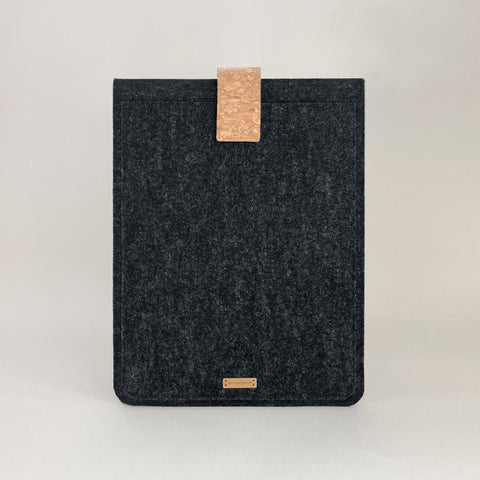 Deksel til Asus Zenbook CX1 | med magnetlås og ekstra rom  | antrasitt - striper | Modell "HAKA"