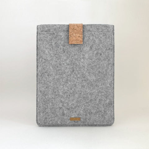 Deksel for Asus Vivobook 13 Slate | med magnetlås og ekstra rom  | lys grå - spor | Modell "HAKA"