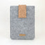 Hylse for PocketBook InkPad Color 3 | med magnetlås og ekstra rom | lys grå - Shapes | Modell "HAKA"