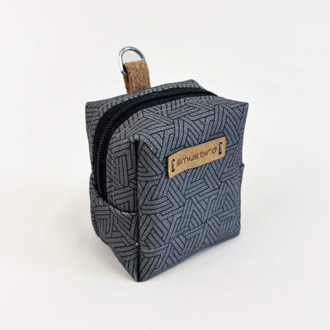 Mini-veske for hodetelefoner og mer. | laget av økologisk bomull | Designspor | Modell PocketCube