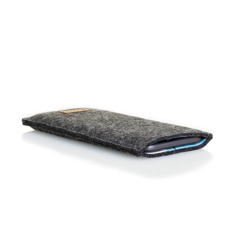 Mobilveske med kortlomme for Samsung Galaxy A36 | antrasitt - shapes | Modell "ZIP"