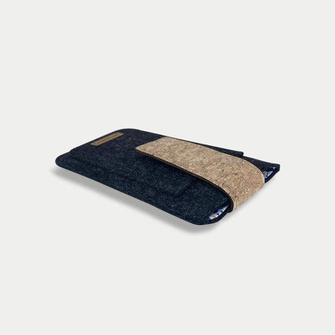 Mobildeksel for Fairphone 4 | med magnetlås og ekstra rom | antrasitt - Bloom | Modell HAKA
