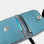KEDJA deluxe Umhängetasche in hellgrau und azur, mit Fächern für Motorola Edge 60 fusion, Karten und Geldscheine.