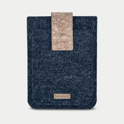 Skreddersydd eReader-etui | med magnetlås og ekstra rom | antrasitt - Fargerik | Modell "HAKA"