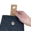 Hylse for PocketBook Touch Lux 5 | med magnetlås og ekstra rom | antrasitt - Striper | Modell "HAKA"