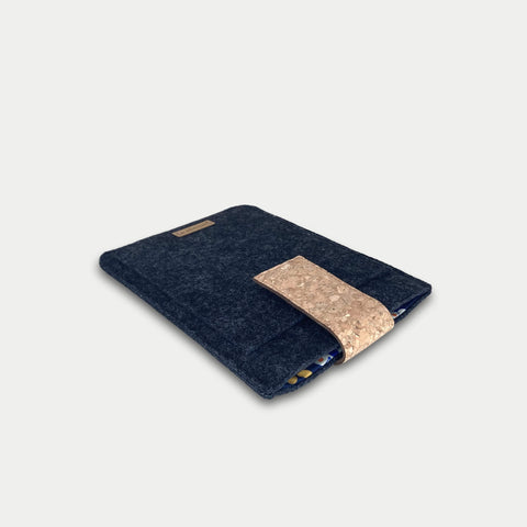 Skreddersydd eReader-etui | med magnetlås og ekstra rom | antrasitt - Bloom | Modell "HAKA"