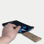Hylse for PocketBook InkPad X | med magnetlås og ekstra rom | antrasitt - Shapes | Modell "HAKA"