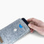 Mobilveske for iPhone 12 Pro | med magnetlås og ekstra rom | lys grå - Shapes | modell HAKA