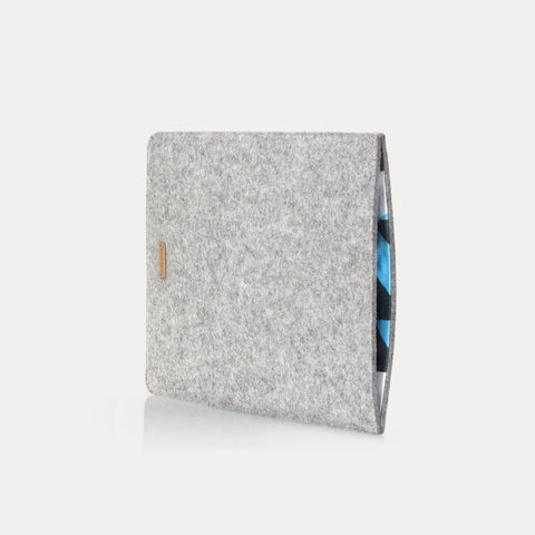 Deksel for Microsoft Surface | laget av filt og økologisk bomull | lys grå - former | Modell "LET"
