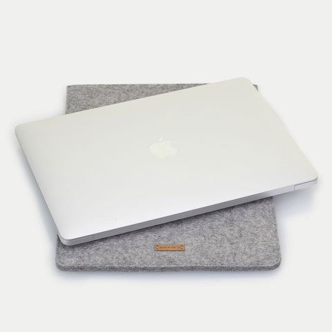 Etui for Acer Spin | laget av filt og økologisk bomull | lys grå - Bloom | Modell "LET"