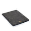 Deksel for Asus Zenbook 14 Flip | laget av filt og økologisk bomull | antrasitt - striper | Modell "LET"