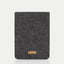 Hylse for PocketBook Verse Pro Color | laget av filt og økologisk bomull | antrasitt - former | Modell "LET"
