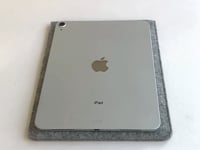 Deksel til iPad - 10th Gen | laget av filt og økologisk bomull | lys grå - fargerik | Modell "LET"