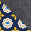 Hylse for PocketBook Verse Pro Color | laget av filt og økologisk bomull | antrasitt - bloom | Modell "LET"