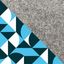 Deksel for PocketBook Verse Pro Color | med magnetlås og ekstra rom | lys grå - Shapes | Modell "HAKA"