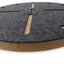 Veggklokke i filt og kork 30 cm | antrasitt - svart | Design: Odense