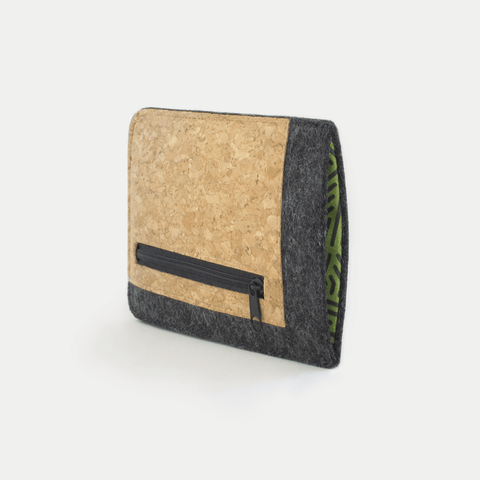 Mobilveske med kortlomme for OnePlus Nord 2T | antrasitt - striper | Modell "ZIP"