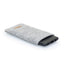 Mobilveske med kortlomme for Samsung Galaxy S23 | lys grå - striper | Modell "ZIP"
