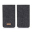 Mobilveske med kortlomme for Xiaomi 14 Pro | antrasitt - former | Modell "ZIP"