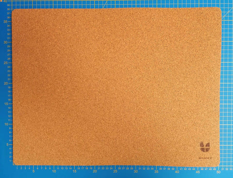 Skrivebordsunderlag av filt og kork | 38x50 cm | antrasitt