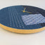 Veggklokke Wabi Sabi Denim rund 30 cm | Denim - gull | Design: Nagoya