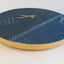 Veggklokke Wabi Sabi Denim rund 30 cm | Denim - gull | Design: Yokohama