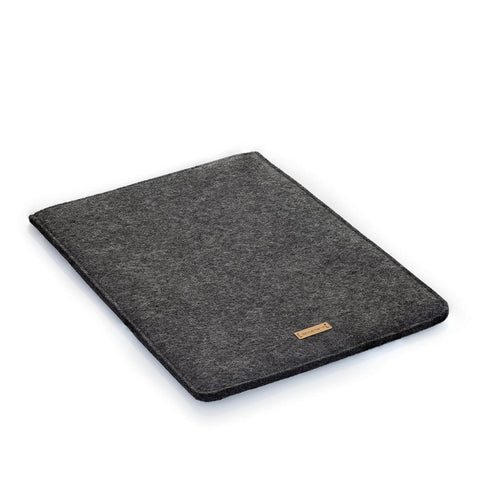 Deksel til MacBook Air 13 | laget av filt og økologisk bomull | antrasitt - Fargerik | Modell "LET"