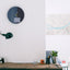 Veggklokke Wabi Sabi Denim rund 30 cm | Denim - gull | Design: Tokyo
