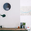 Veggklokke Wabi Sabi Denim rund 30 cm | Denim - gull | Design: Osaka