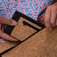 Mobilveske med kortlomme for iPhone 12 Pro | antrasitt - former | Modell "ZIP"