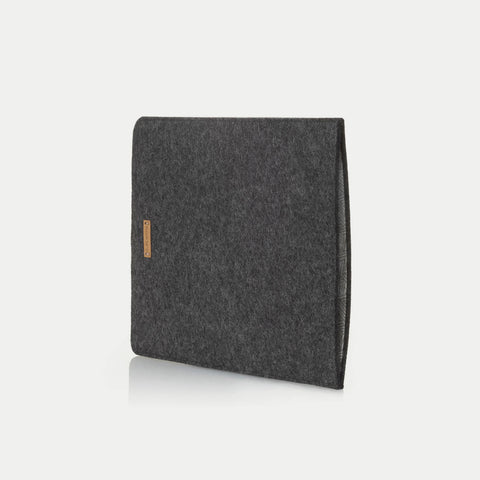 Deksel til Surface Go 3 | laget av filt og økologisk bomull | antrasitt - spor | Modell "LET"