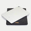 Deksel for iPad Pro 12,9" - 5. gen | laget av filt og økologisk bomull | antrasitt - striper | Modell "LET"