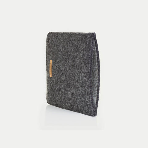 Deksel til Kindle Scribe | laget av filt og økologisk bomull | antrasitt - striper | Modell "LET"
