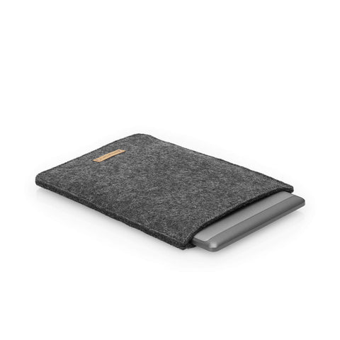 Veske til PocketBook InkPad 3 | laget av filt og økologisk bomull | antrasitt - fargerik | Modell "LET"
