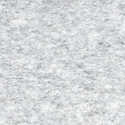 Glassunderlag av filt og kork | Sett med 2 | 10x10cm | lys grå